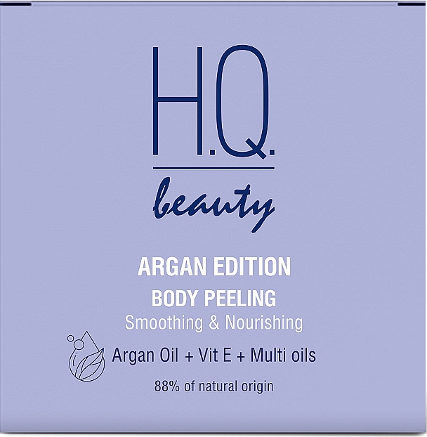 Пілінг для тіла "Розгладження та живлення" - H.Q.Beauty Argan Edition Body Peeling — фото N1