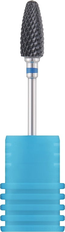 Фреза для манікюру керамічна, "Кукурудза", 6410501, синя насічка - Tufi Profi Premium — фото N1