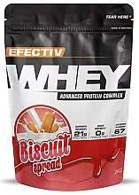 Парфумерія, косметика Сироватковий протеїн "Бісквіт" - Efectiv Nutrition Whey Protein Biscuit Spread