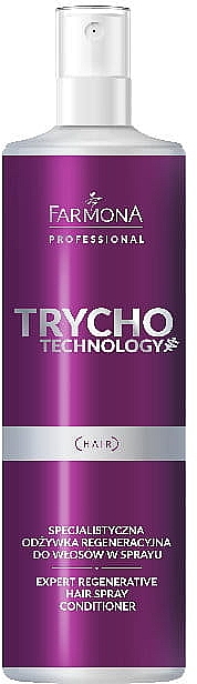 Специализированный кондиционер-спрей для волос - Farmona Professional Trycho Technology Expert Regenerative Hair Spray Conditioner — фото N1