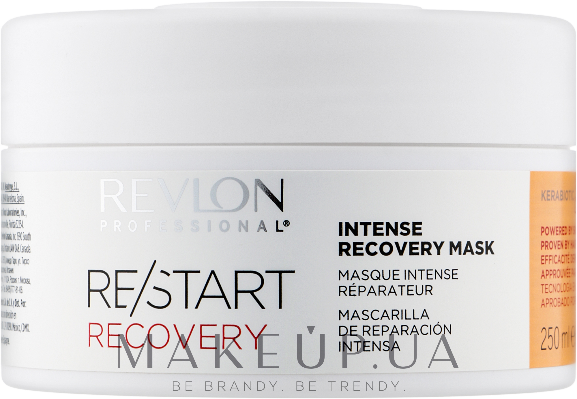 Маска для восстановления волос - Revlon Professional Restart Recovery Restorative Intense Mask — фото 250ml