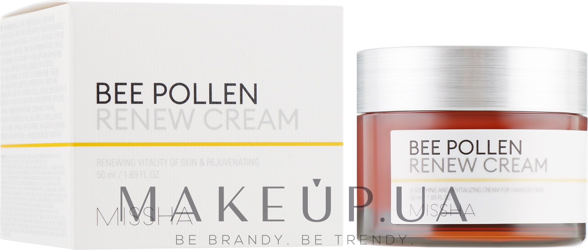 Відновлювальний крем для обличчя - Missha Bee Pollen Renew Cream — фото 50ml