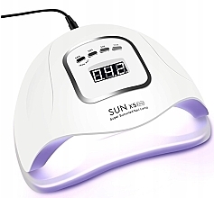 Светодиодная УФ-лампа для ногтей, белая - Sun X5 MAX 80 W UV/LED — фото N1