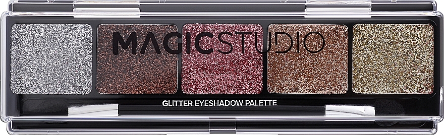 Палетка глітерів - Magic Studio Glitter Eyeshadow Palette — фото N2
