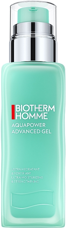 Усовершенствованный гель с эффектом увлажнения и укрепления для нормального типа кожи лица мужчин - Biotherm Homme Aquapower Advanced Gel — фото N1