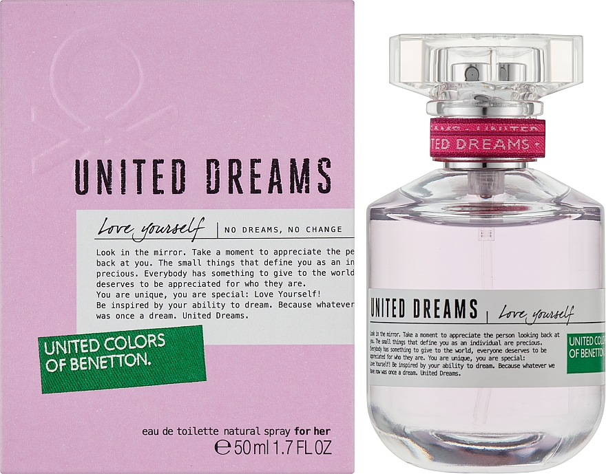 Benetton United Dreams Love Yourself - Туалетна вода — фото N2