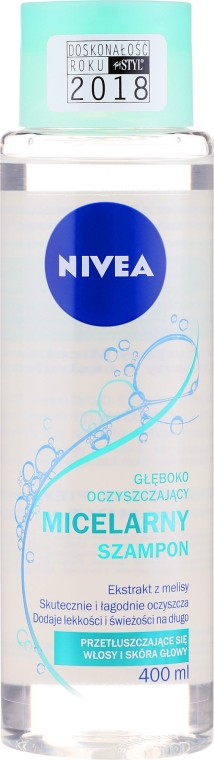Мицеллярный шампунь для глубокого очищения - Nivea Micellar Shampoo