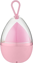 Парфумерія, косметика Спонж для макіяжу "Кіндер", краплеподібний, PF-68, рожевий - Puffic Fashion