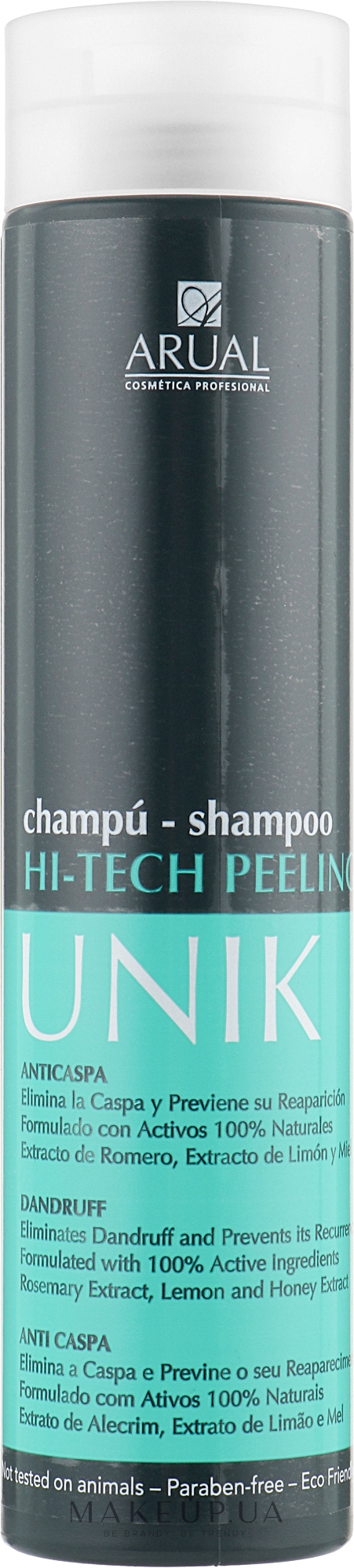 Шампунь-пилинг для волос склонных к появлению перхоти - Arual Unik Hi-Tech Peeling Shampoo — фото 250ml