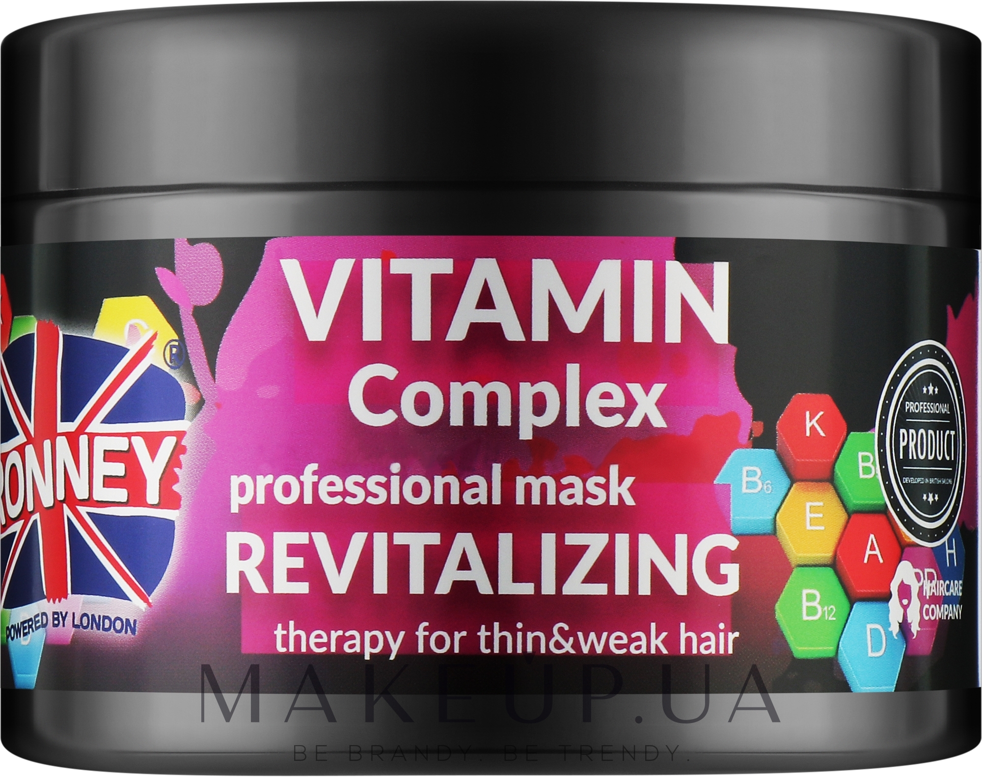 Маска для волосся - Ronney Vitamin Complex Revitalizing Therapy Mask — фото 300ml