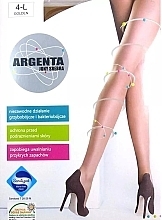 Парфумерія, косметика Колготки для жінок "Argenta" з іонами срібла, 15 Den, golden - Knittex