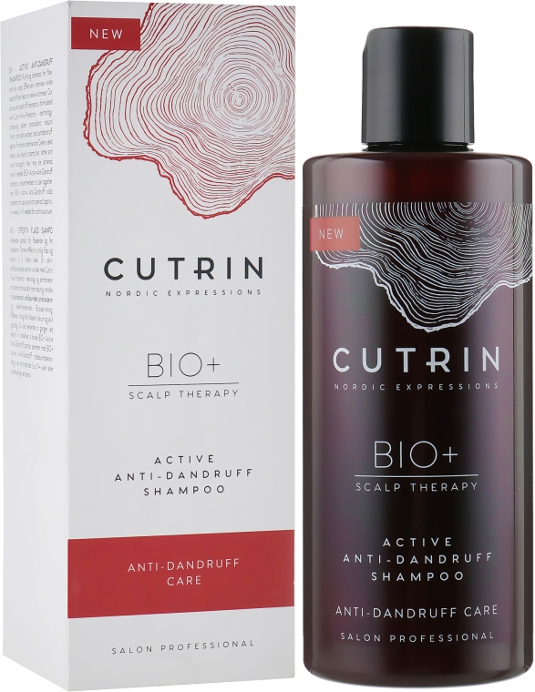 Активный шампунь против перхоти - Cutrin Bio+ Active Anti-Dandruff Shampoo — фото N1