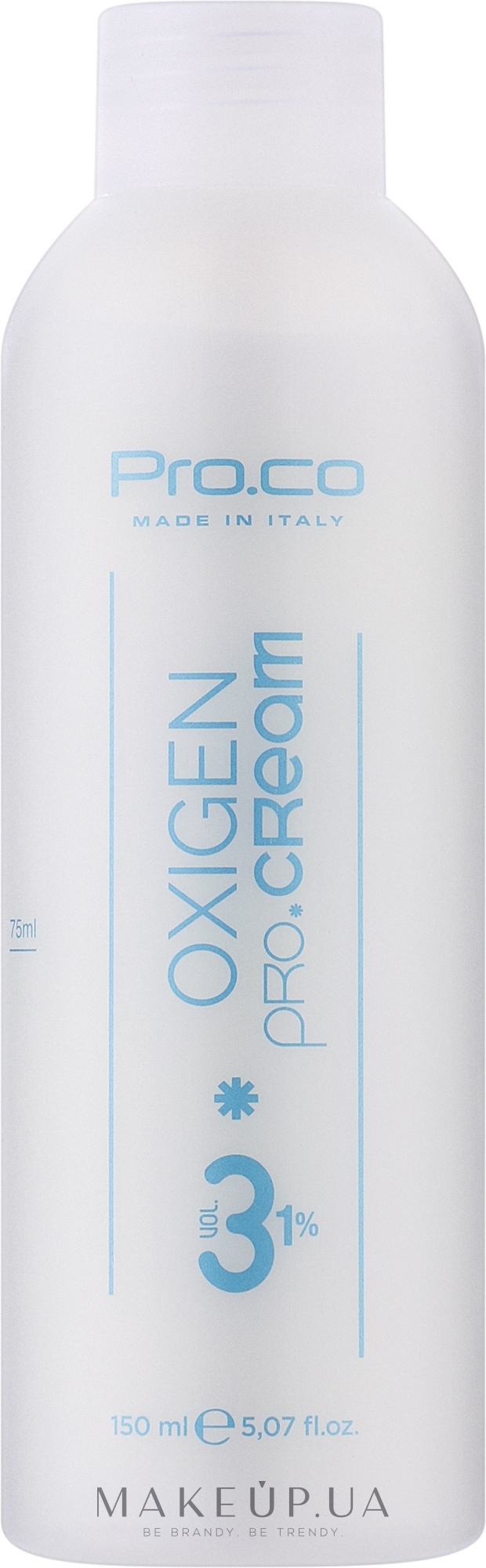 Окислитель кремообразный, 1% - Pro. Co Oxigen 3 Vol — фото 150ml
