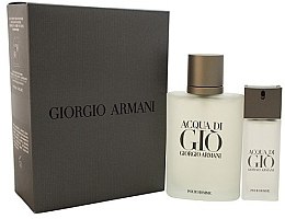 Giorgio Armani Acqua Di Gio Pour Homme - Набор (edt/100ml + edt/15ml) — фото N1