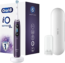 Електрична зубна щітка, фіолетова - Oral-B Braun iO Series 8N — фото N1