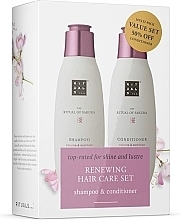 Духи, Парфюмерия, косметика Набор - Rituals The Ritual of Sakura Renewing Hair Care Set (shm/250ml + cond/250ml)