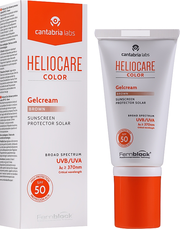 Солнцезащитный тональний гель-крем - Cantabria Labs Heliocare Color Gelcream SPF50