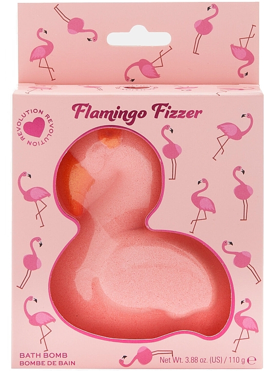 Бомбочка для ванни "Фламінго" - I Heart Revolution Flamingo Bath Fizzer — фото N2