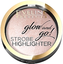 Духи, Парфюмерия, косметика УЦЕНКА Хайлайтер для лица - Eveline Cosmetics Glow and Go! Strobe Highlighter *