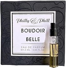 Духи, Парфюмерия, косметика Philly & Phill Boudoir Belle - Парфюмированная вода (пробник)