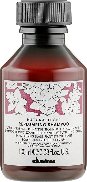 Уплотняющий шампунь - Davines Natural Tech Replumping Shampoo