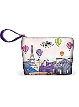 Набор - Institut Karite Balloon Pouch Almond & Honey (h/cr/75ml + lipstick/4g + soap/100g + b/butter/50ml + candle/1pcs + pouch) — фото N1