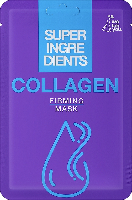 Тканевая маска для лица с коллагеном - We Lab You Super Ingredients Collagen Firming Mask — фото N1