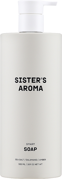 Жидкое мыло "Морская соль" - Sister's Aroma Smart Soap — фото N1