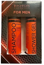 Духи, Парфюмерия, косметика УЦЕНКА Набор - Bioton Cosmetics For Men (shm/250ml + sh/gel/250ml) *