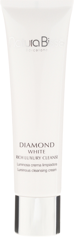Очищуючий крем для розкішного блиску - Natura Bisse Diamond White Rich Luxury Cleanser — фото N2