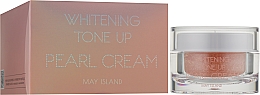 Осветляющий крем с жемчужной пудрой - May Island Whitening Tone Up Pearl Cream — фото N2