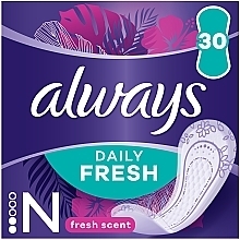 Парфумерія, косметика Щоденні прокладки "Свіжий аромат", 30 шт - Always Daily Fresh Normal