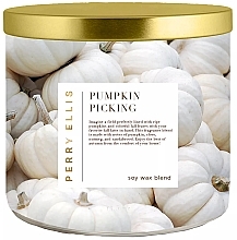 Парфумерія, косметика Ароматична свічка - Perry Ellis Pumpkin Picking Fine Fragrance Candle