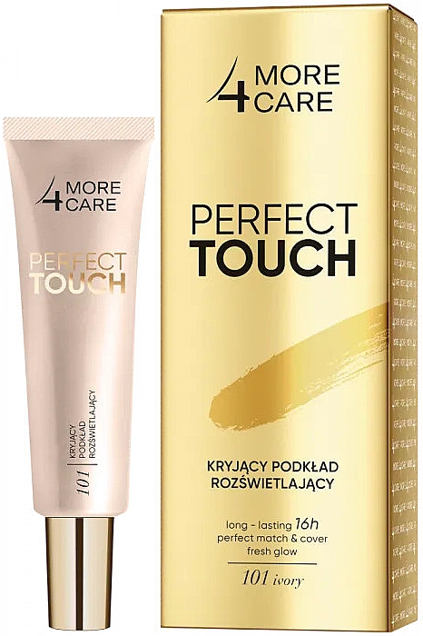 Тональна основа - More4Care Perfect Touch Covering Illuminating Foundation