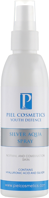 Зволожуючий спрей для нормальної/комбінованої шкіри - Piel Cosmetics Silver Aqua Spray — фото N2