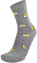 Чоловічі шкарпетки бавовняні 2217, сірі - Duna — фото N1
