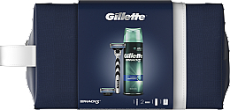 Парфумерія, косметика Набір - Gillette Mach 3 Extra Comfort (sh/gel/200ml + razor + blade/2pcs + bag) *