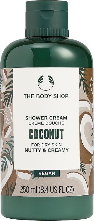 Крем-гель для душа "Кокос" - The Body Shop Coconut Vegan Shower Cream — фото N1