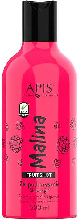 Гель для душа "Малина" - APIS Professional Fruit Shot Raspberry Shower Gel