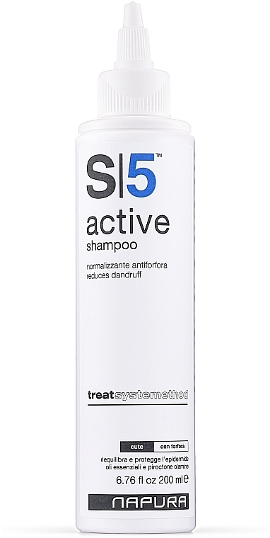 Шампунь проти лупи "Нормалізація чутливої шкіри" - Napura S5 Active Plus Shampoo — фото N1