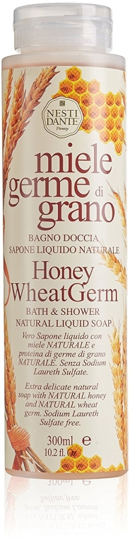 Гель для душу з медом і зародками пшениці - Nesti Dante Honey Wheat Germ Bath and Shower Gel — фото N1