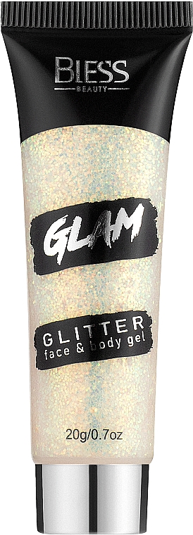 Глиттер для лица и тела - Bless Beauty Glam Glitter Face & Body Gel