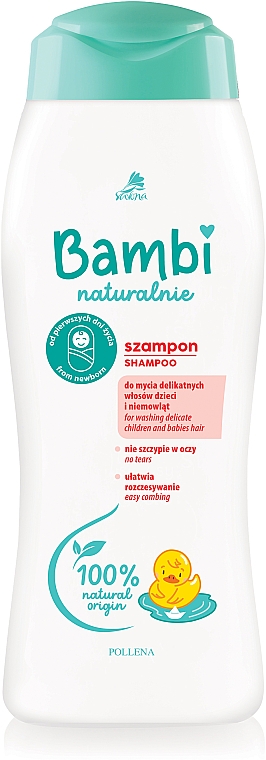 Шампунь для волосся з перших днів життя - Pollena Savona Bambi Naturalnie Shampoo — фото N2