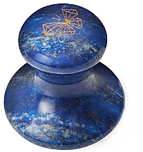 Масажер для обличчя із лазуриту - Crystallove Lapis Lazuli Mushroom Face Massage — фото N1