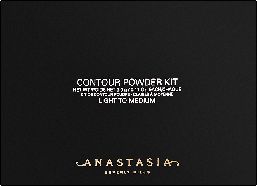 Палетка для контурингу  обличчя - Anastasia Beverly Hills Pro Series Contour Kit — фото N2