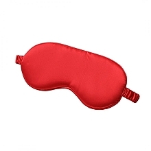 Маска для сна сатиновая, красная - Ecarla — фото N1