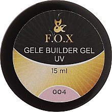 Духи, Парфюмерия, косметика Моделирующий гель-желе - F.O.X Gele Builder Gel UV Pink 004