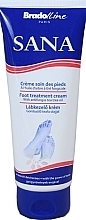 Крем для ніг з олією чайного дерева - Bradoline Sana Foot Treatment Cream — фото N2