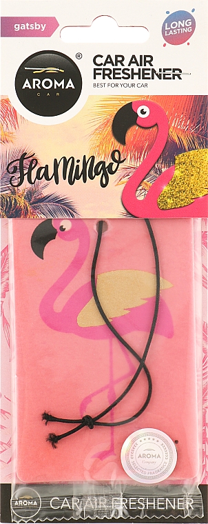 Ароматизатор для авто - Aroma Car Animals Flamingo Gatsby