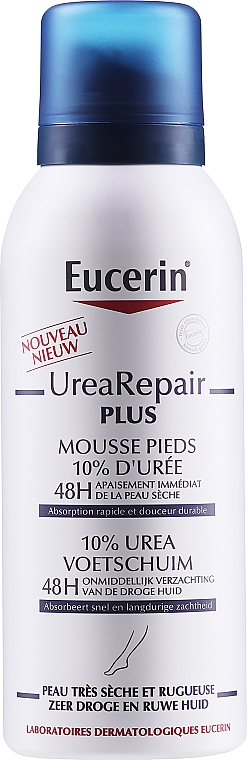 Піна для сухої шкіри ніг - Eucerin UreaRepair Plus Foot Foam 10% — фото N1